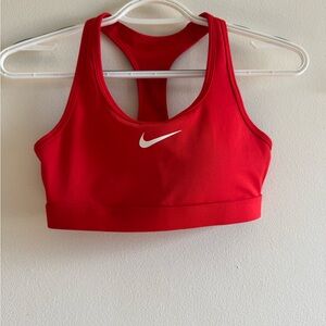 Nike Women's Vibrant Red Sports Bra